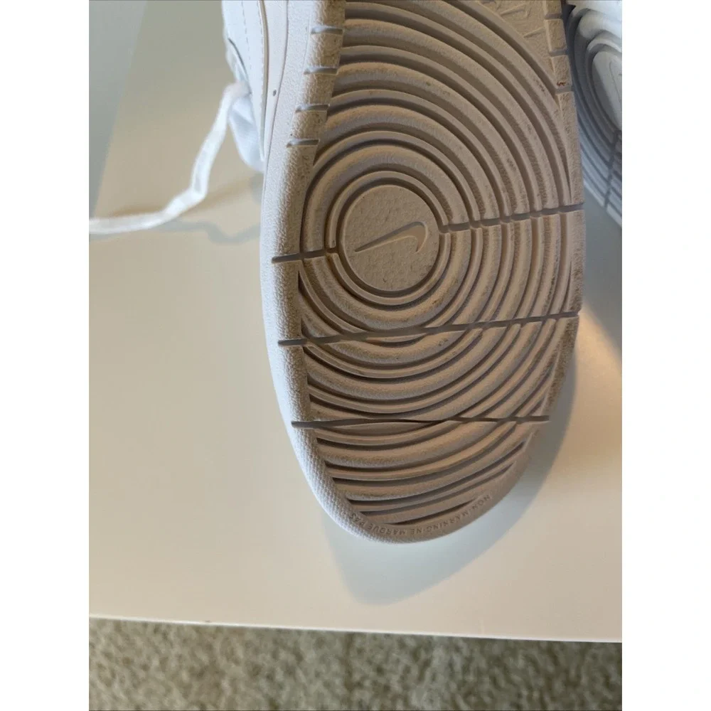 Nike Court Borough Mid 2 (GS) White Kid's Sneakers - Size 7Y CD7782-100